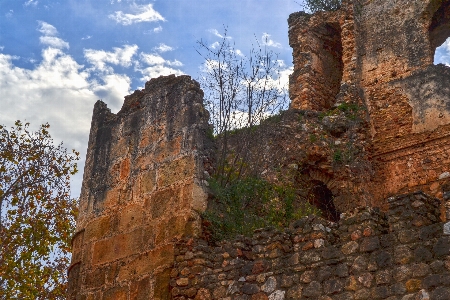 Rock mountain old wall Photo