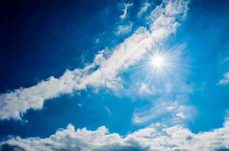 Horizon light cloud sky Photo