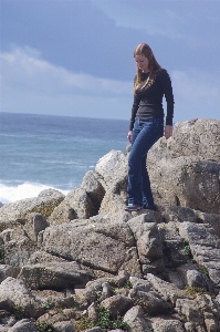 Beach landscape sea coast Photo