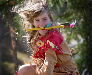 Foto Natura persona ragazza giocare