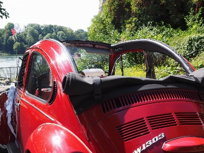 Open car wheel vw Photo