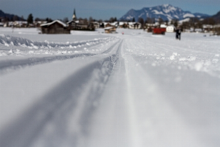 Landscape snow cold winter Photo