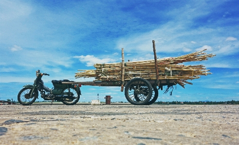 Bike airplane transport vehicle Photo