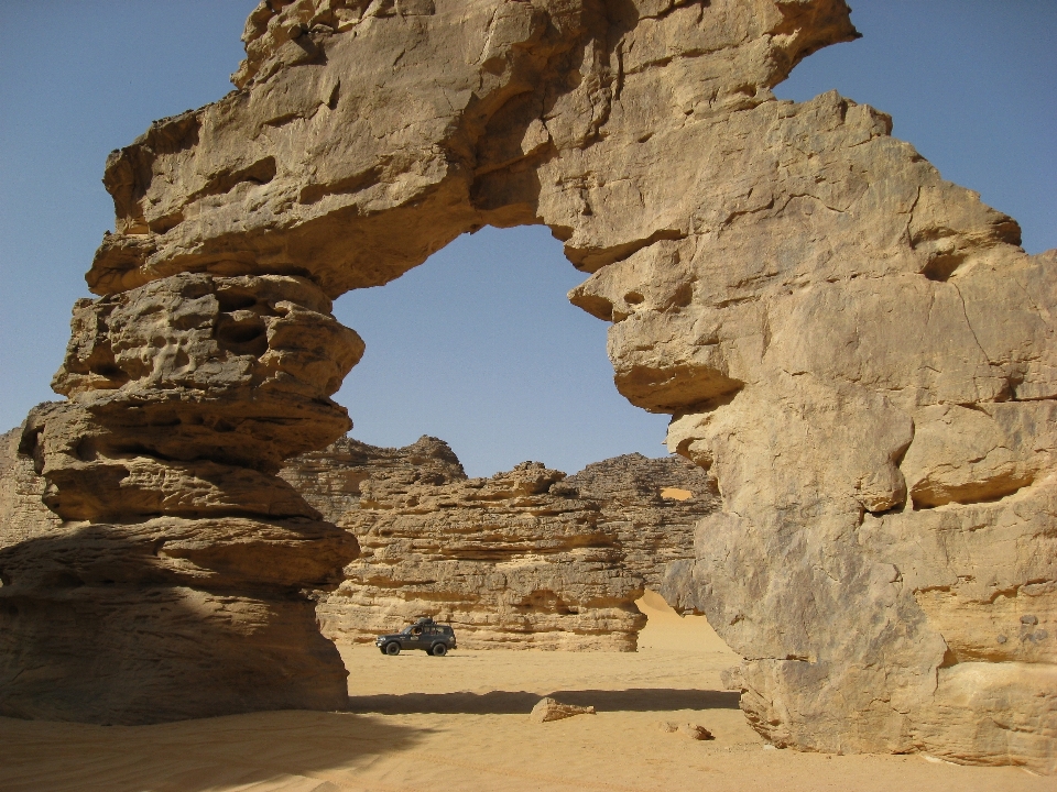 Sand rock architecture desert