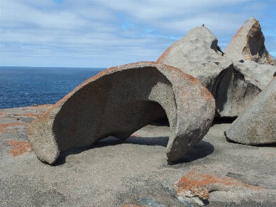 Sea sand rock wind Photo