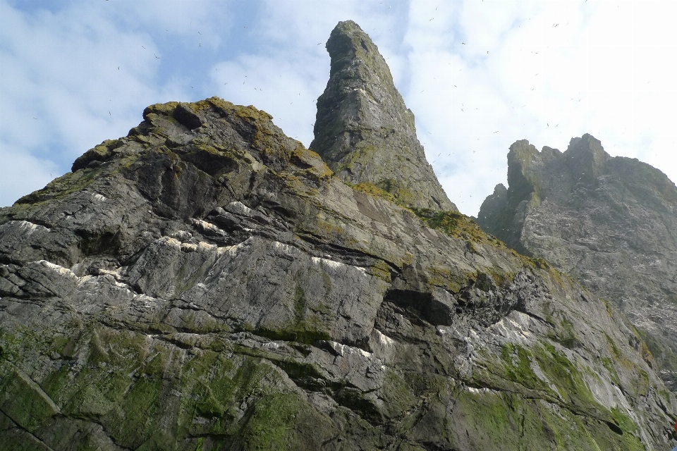 Nature rock walking mountain