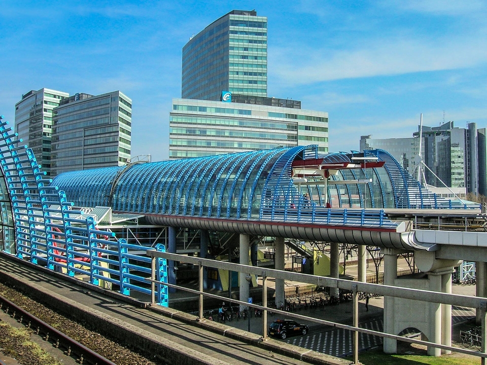 Architettura ferrovia orizzonte edificio