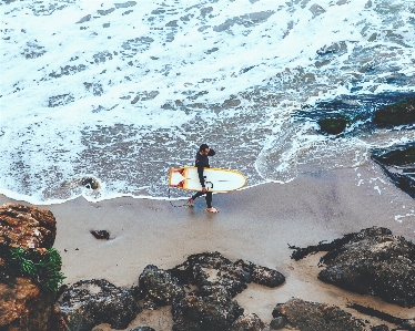 Sea coast water rock Photo