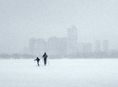 Person snow winter people Photo