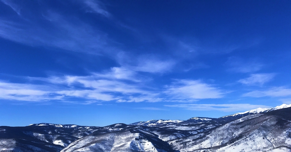 Landscape mountain snow cloud