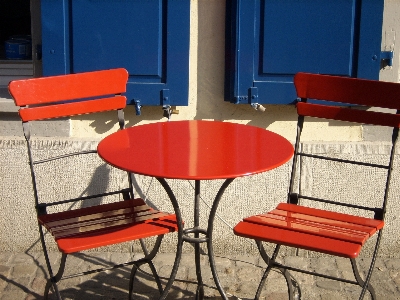 Table chair seat restaurant Photo