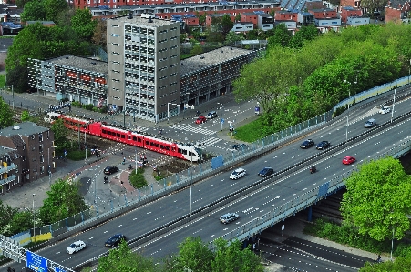 Architecture track road traffic Photo