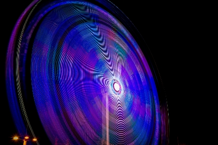 Light night wheel round Photo