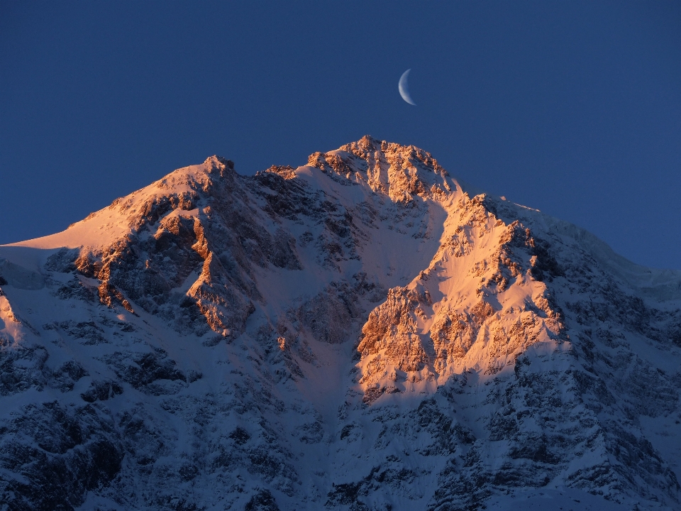 山 雪 冬 山脈
