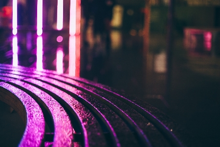 Light blur night purple Photo