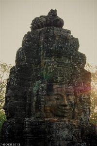 Rock architecture sunrise building Photo