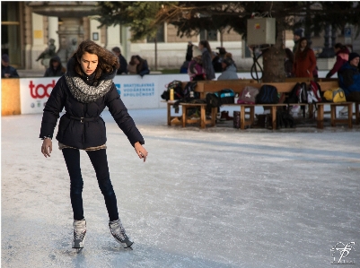 Winter people girl woman Photo