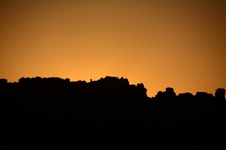 Landscape nature horizon silhouette Photo