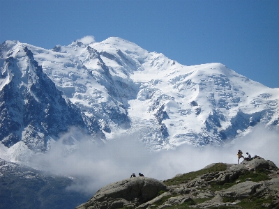 Foto Montanha neve aventura cadeia de montanhas
