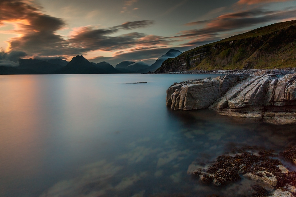 Landscape sea coast water