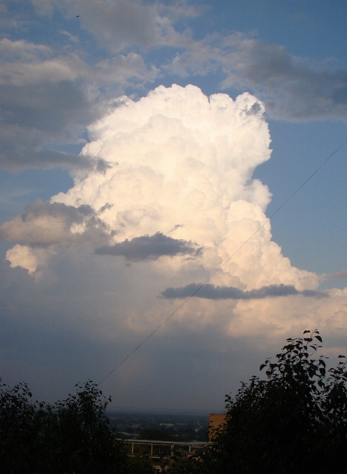 Nuage ciel blanc lumière du soleil