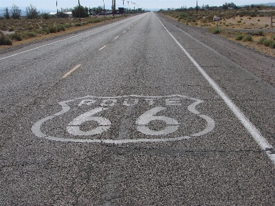 Road street desert sidewalk Photo