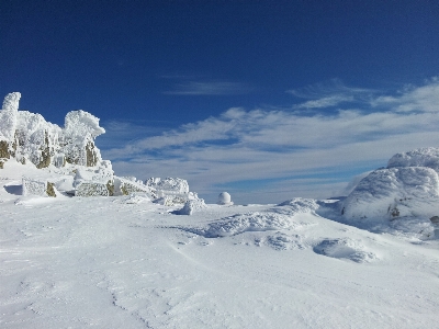 Foto Montaña nieve invierno cielo