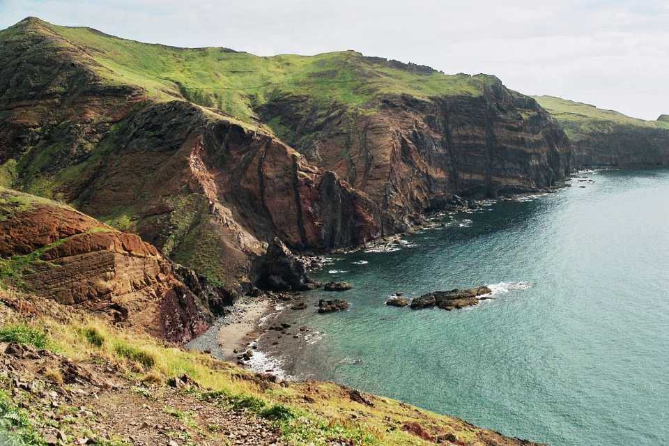 Beach landscape sea coast