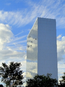 Foto árvore nuvem arquitetura estrutura