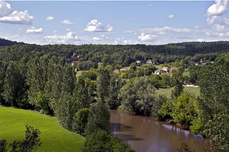 Landschaft baum wasser natur Foto