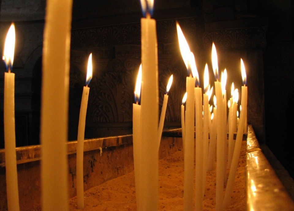 Lumière nuit fête flamme