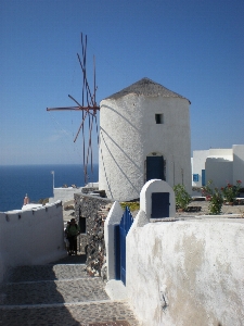 Santorini greek island greece marine Photo