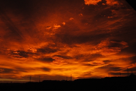 Horizon cloud sky sunrise Photo