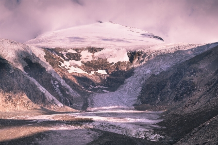 Landscape rock mountain snow Photo