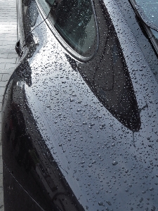 Snow wheel rain window Photo