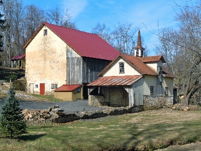 Nature sky field farm Photo