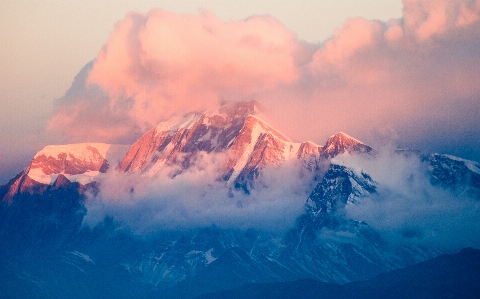 Mountain cloud sunrise dawn Photo