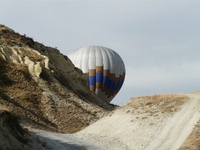 Sea sand hot air balloon vehicle Photo