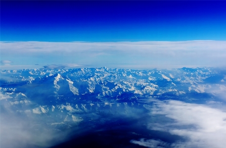 Nature horizon mountain snow Photo