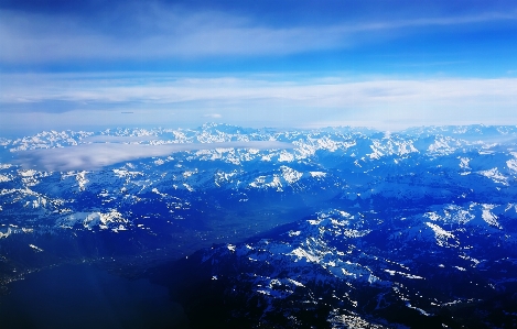 Nature horizon mountain snow Photo