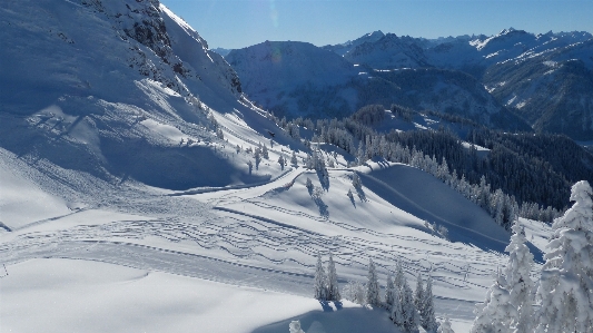 Mountain snow cold winter Photo