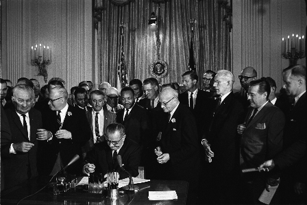 Black and white people meeting audience Photo