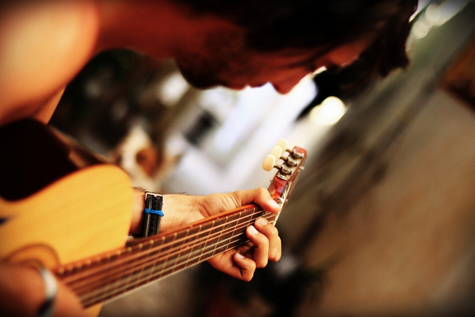 Musik gitarre akustische instrument