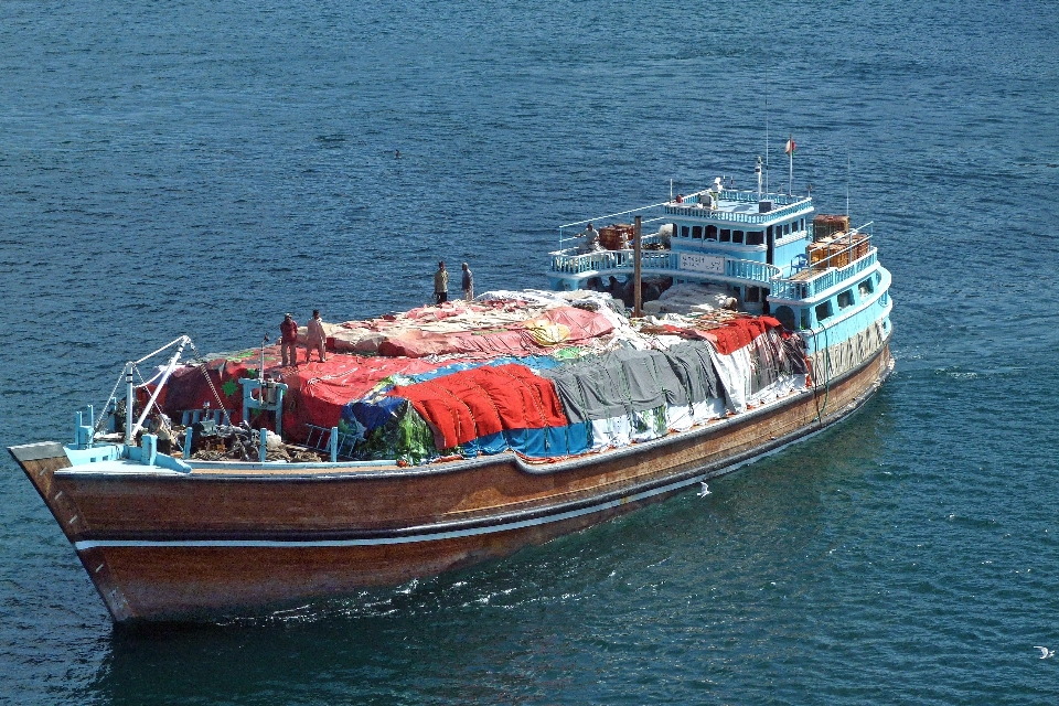 Sea coast boat ship