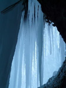 Cold formation ice cave Photo