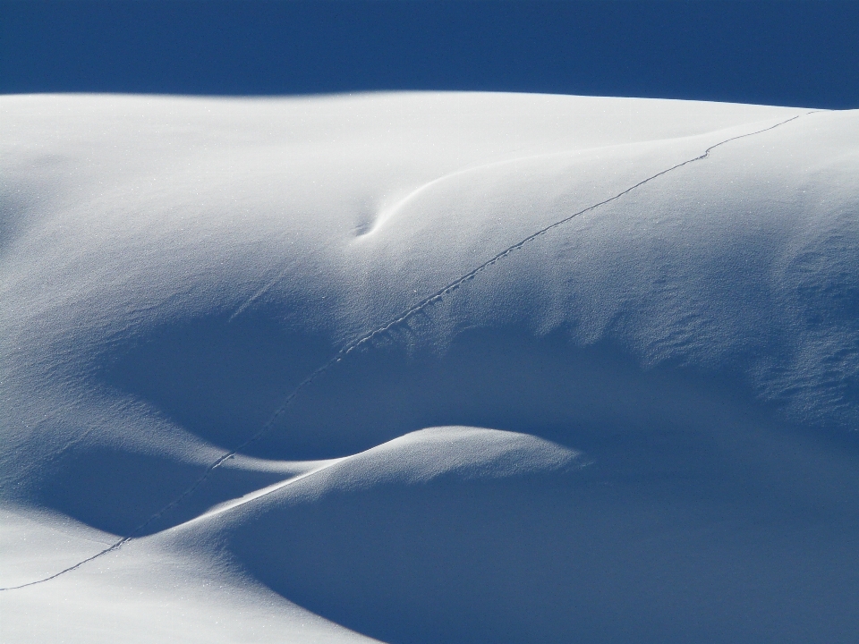 Berg schnee winter licht