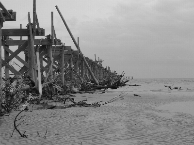 Foto Laut pesisir pasir dock