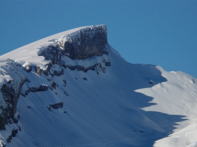 風景 rock 山 雪 写真