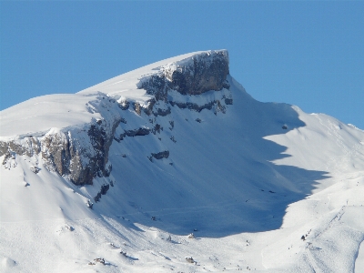 風景 rock 山 雪 写真