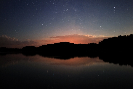 Foto Orizzonte silhouette nube cielo